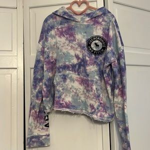 VGUC- Girls Abercrombie and Fitch cropped sweatshirt, size 9/10